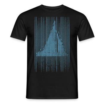 Catamaran Voilier Bateau - T-shirt homme - noir - Devant - AI Model Male 178 light (178cm)