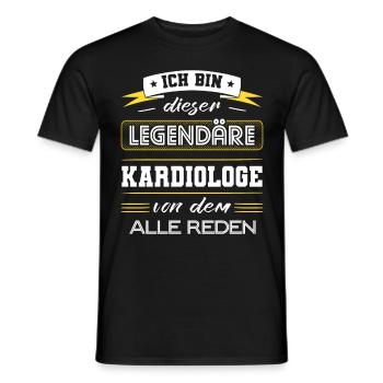 Ich Bin Dieser Legendäre Kardiologe Geschenk - Männer T-Shirt - Schwarz - Vorne - AI Model Male 178 light (178cm)