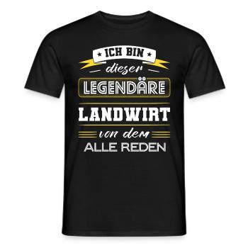 Ich Bin Dieser Legendäre Landwirt Geschenk - Männer T-Shirt - Schwarz - Vorne - AI Model Male 178 light (178cm)