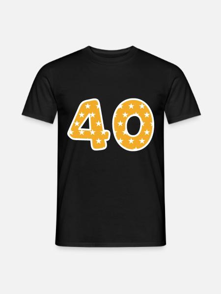 Quarante - T-shirt homme - noir