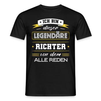 Ich Bin Dieser Legendäre Richter Geschenk - Männer T-Shirt - Schwarz - Vorne - AI Model Male 178 light (178cm)