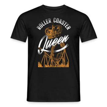 Roller Coaster Vintage Crown - Men's T-Shirt - black - Front - AI Model Male 178 light (178cm)