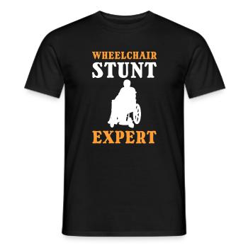 Amputierter Amputation Regierung fehlendes-Bein - Männer T-Shirt - Schwarz - Vorne - AI Model Male 178 light (178cm)