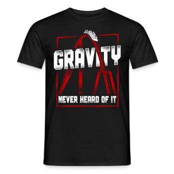 Montagnes russes Vintage Gravity - T-shirt homme - noir - Devant - AI Model Male 178 light (178cm)