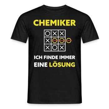 Chemiker Chemie Lustiger Spruch - Männer T-Shirt - Schwarz - Vorne - AI Model Male 178 light (178cm)