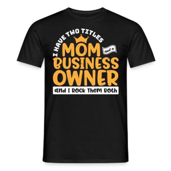 Milliardaire dans le style de vie d’entreprise Geschen - T-shirt homme - noir - Devant - AI Model Male 178 light (178cm)