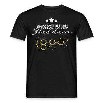 Imker Imkerei Honigbiene Honig Honigliebhaber - Männer T-Shirt - Schwarz - Vorne - AI Model Male 178 light (178cm)