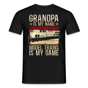 Conducteur de train diesel de marchandises - T-shirt homme - noir - Devant - AI Model Male 178 light (178cm)