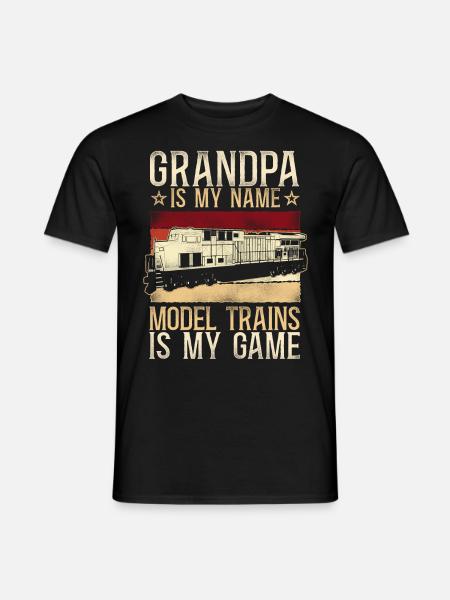 Freight Diesel Train Driver - Men's T-Shirt - black