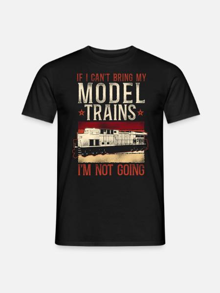 Freight Diesel Train Driver - Men's T-Shirt - black