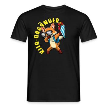 Kita Abgänger Schultüte Fuchs Kindergarten - Männer T-Shirt - Schwarz - Vorne - AI Model Male 178 light (178cm)