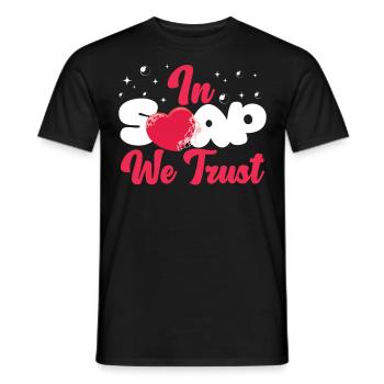 Soap Making Crafting In Soap We - Männer T-Shirt - Schwarz - Vorne - AI Model Male 178 light (178cm)