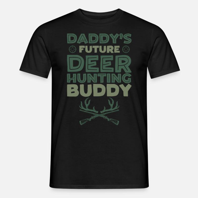Buck Deer Jagt Hunter Kid - Mænd T-shirt - sort