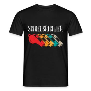 Schiedsrichter Evolution Schiri - Männer T-Shirt - Schwarz - Vorne - AI Model Male 178 light (178cm)