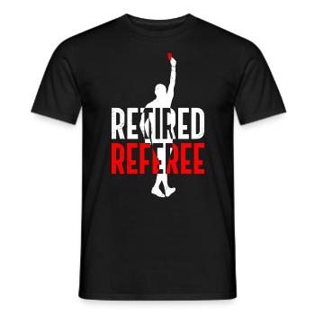 Schiedsrichter in Rente Schiri - Männer T-Shirt - Schwarz - Vorne - AI Model Male 178 light (178cm)