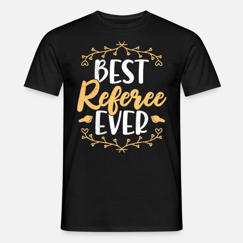 Bester SChiedsrichter - Männer T-Shirt - Schwarz