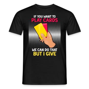 Drôle de verdict de l’arbitre Shiri - T-shirt homme - noir - Devant - AI Model Male 178 light (178cm)