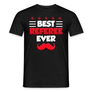 Meilleur arbitre - T-shirt homme - noir - Devant - AI Model Male 178 light (178cm)