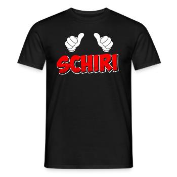 Schiri Schiedsrichter - Männer T-Shirt - Schwarz - Vorne - AI Model Male 178 light (178cm)