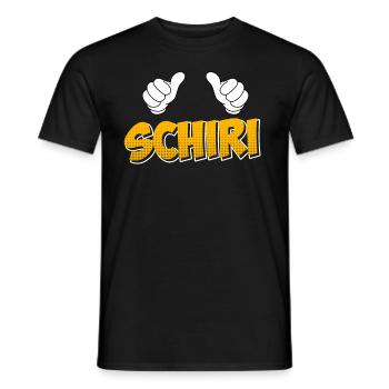Schiri Schiedsrichter - Männer T-Shirt - Schwarz - Vorne - AI Model Male 178 light (178cm)