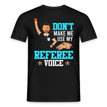 Arbitre - T-shirt homme - noir - Devant - AI Model Male 178 light (178cm)