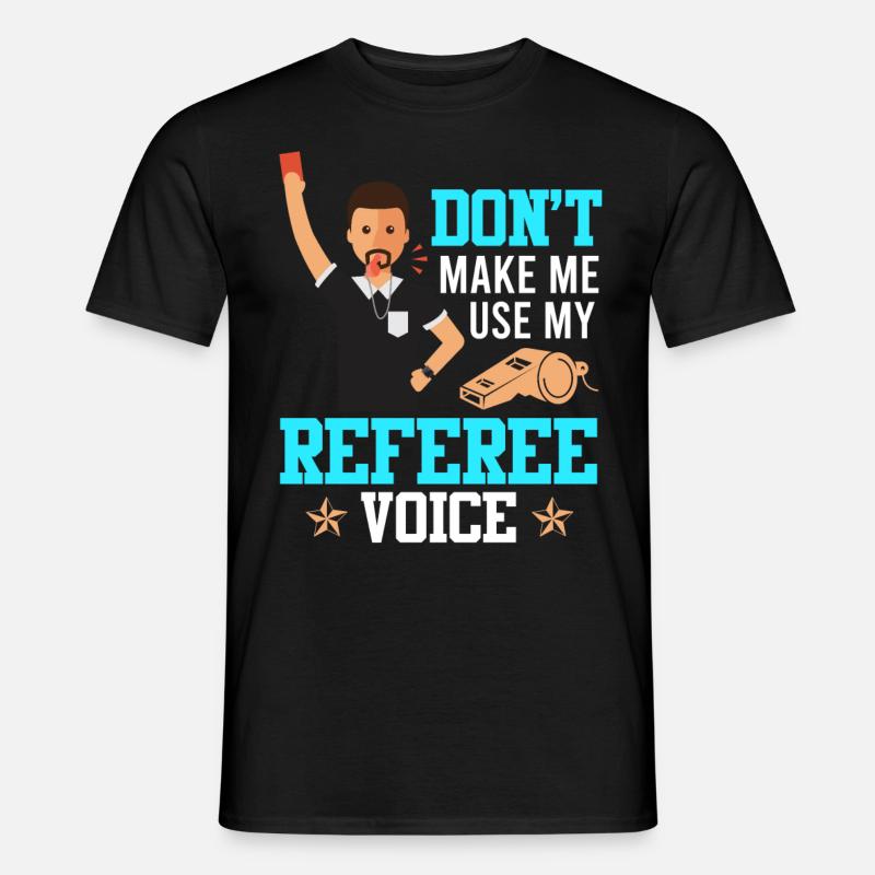Schiedsrichter - Männer T-Shirt - Schwarz