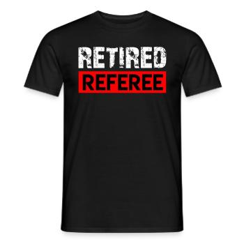 Arbitres retraités Arbitres retraités Arbitres - T-shirt homme - noir - Devant - AI Model Male 178 light (178cm)