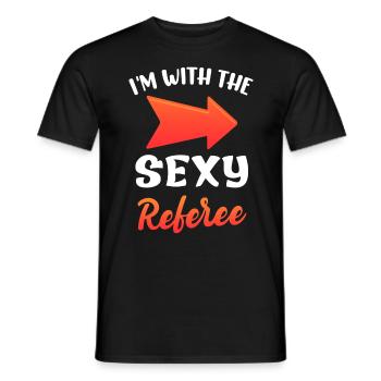 Wife of the judge's wife Shiri - Men's T-Shirt - black - Front - AI Model Male 178 light (178cm)