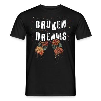 Skater Skateboarder Skaten Halfpipe Skatepark - Men's T-Shirt - black - Front - AI Model Male 178 light (178cm)