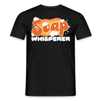 Soap Making Crafting Soap - Men's T-Shirt - black - Front - AI Model Male 178 light (178cm)