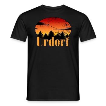 urdorf - T-shirt homme - noir - Devant - AI Model Male 178 light (178cm)