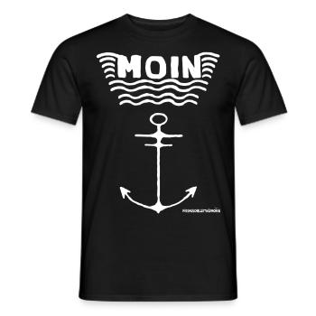 Proud Anchor Miesmuschelartwuermchen Geschenkidee - Männer T-Shirt - Schwarz - Vorne - AI Model Male 178 light (178cm)