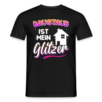 Bauherrin Bauherr Baustaub Eigenheim - Männer T-Shirt - Schwarz - Vorne - AI Model Male 178 light (178cm)