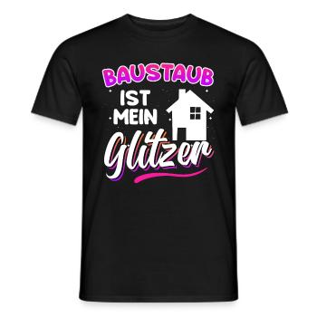 Bauherrin Bauherr Baustaub Eigenheim - Männer T-Shirt - Schwarz - Vorne - AI Model Male 178 light (178cm)