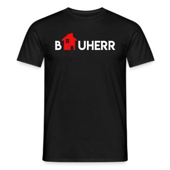 Bauherr Richtfest - Männer T-Shirt - Schwarz - Vorne - AI Model Male 178 light (178cm)