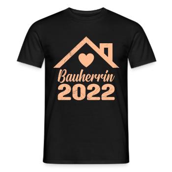 Bauherrin 2022 - Männer T-Shirt - Schwarz - Vorne - AI Model Male 178 light (178cm)