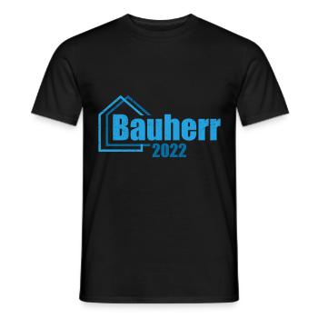 Bauherr 2022 Eigenheim - Männer T-Shirt - Schwarz - Vorne - AI Model Male 178 light (178cm)