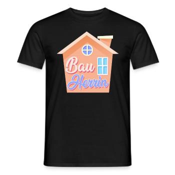 Richtfest Eigenheim Bauherrin - Männer T-Shirt - Schwarz - Vorne - AI Model Male 178 light (178cm)