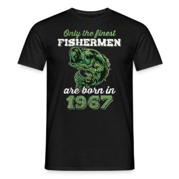 Legendary 55 years old gift for the 55th birthday - Men's T-Shirt - black - Front - AI Model Male 178 light (178cm)