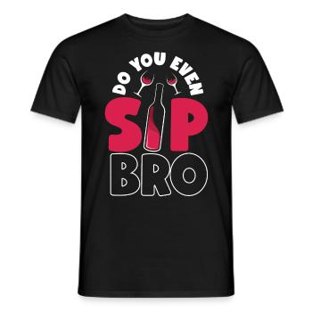 Sommelier Dégustation de vin à boire Do - T-shirt homme - noir - Devant - AI Model Male 178 light (178cm)