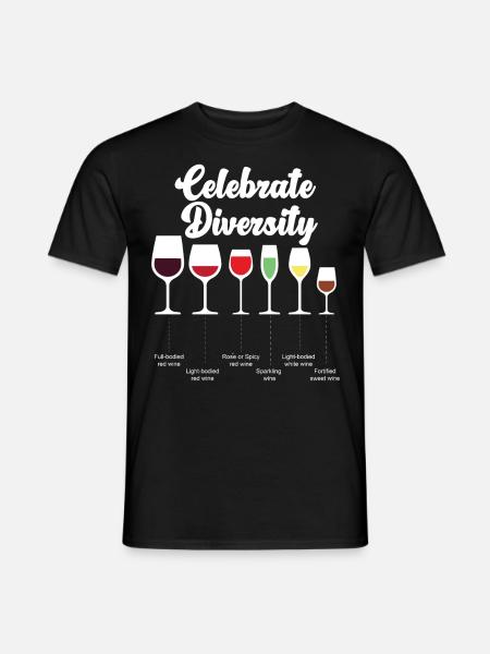 Sommelier Wine Drinking Tasting - Männer T-Shirt - Schwarz