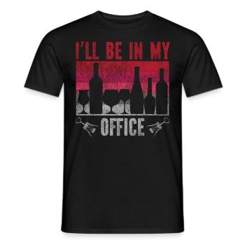 Sommelier Wine Drinking Tasting - Männer T-Shirt - Schwarz - Vorne - AI Model Male 178 light (178cm)