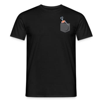 Sommelier Wine Drinking Tasting - Men's T-Shirt - black - Front - AI Model Male 178 light (178cm)