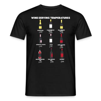 Sommelier Wine Drinking Tasting - Männer T-Shirt - Schwarz - Vorne - AI Model Male 178 light (178cm)