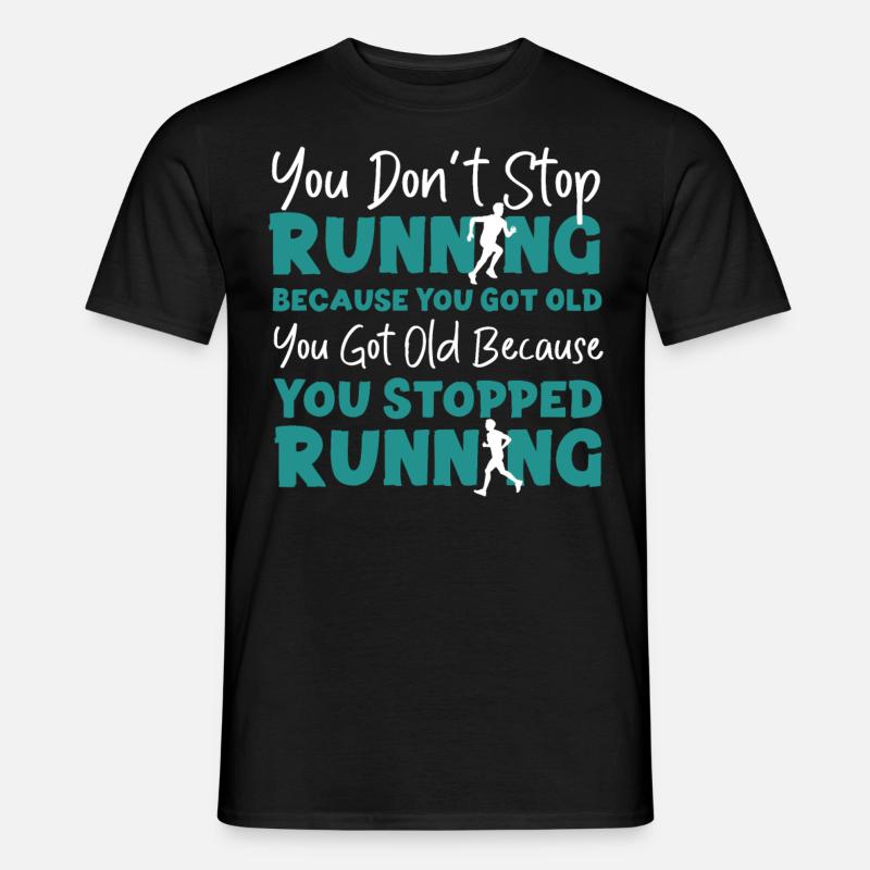 Running Runner Half Marathon - Männer T-Shirt - Schwarz