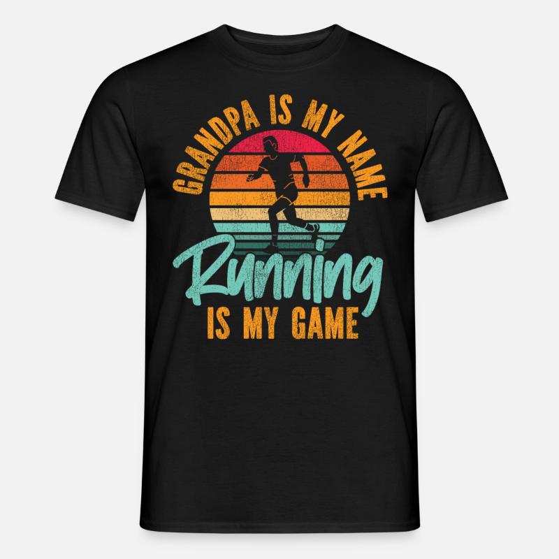 Running Runner Half Marathon - Männer T-Shirt - Schwarz