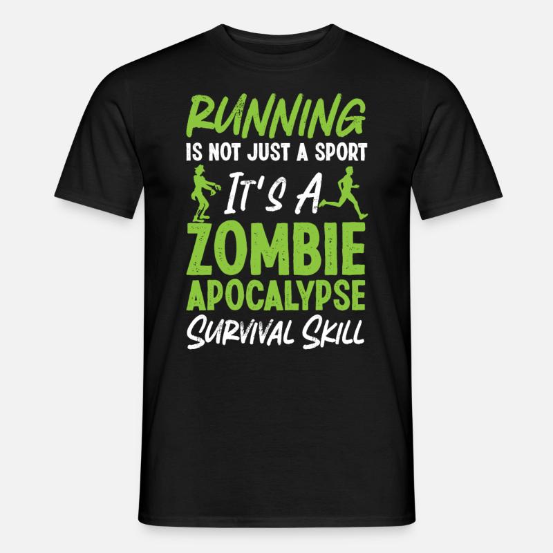 Running Runner Half Marathon - Männer T-Shirt - Schwarz