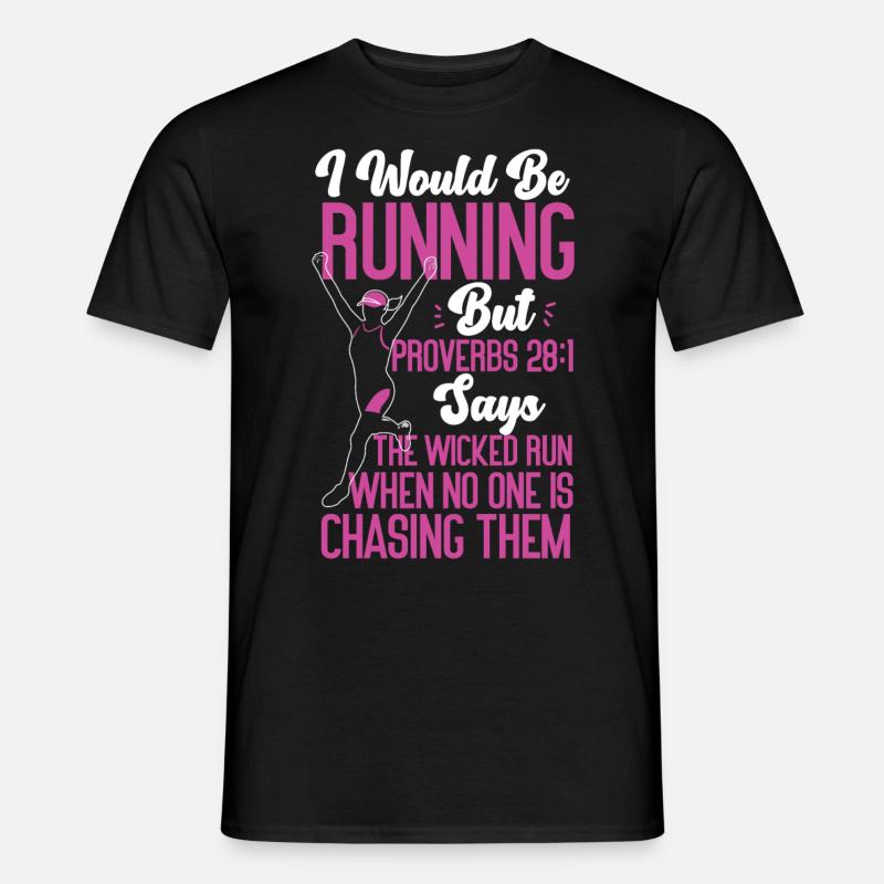 Running Runner Half Marathon - Männer T-Shirt - Schwarz