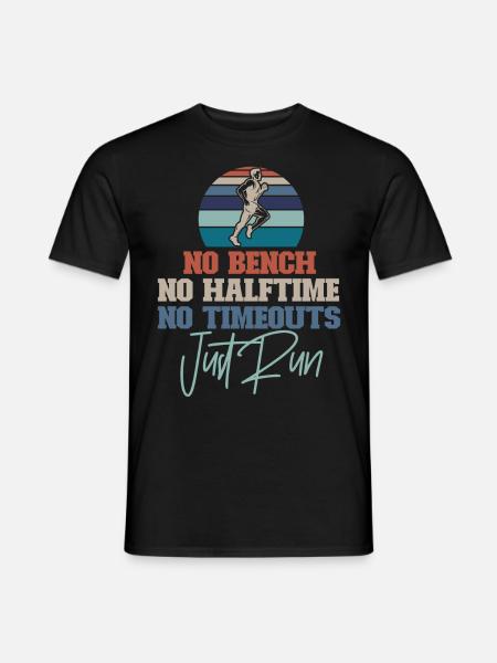 Running Runner Half Marathon No - Men's T-Shirt - black