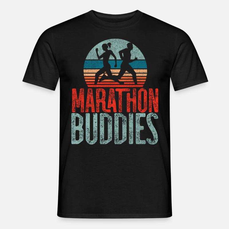 Running Runner Half Marathon - Men’s T-shirt - black